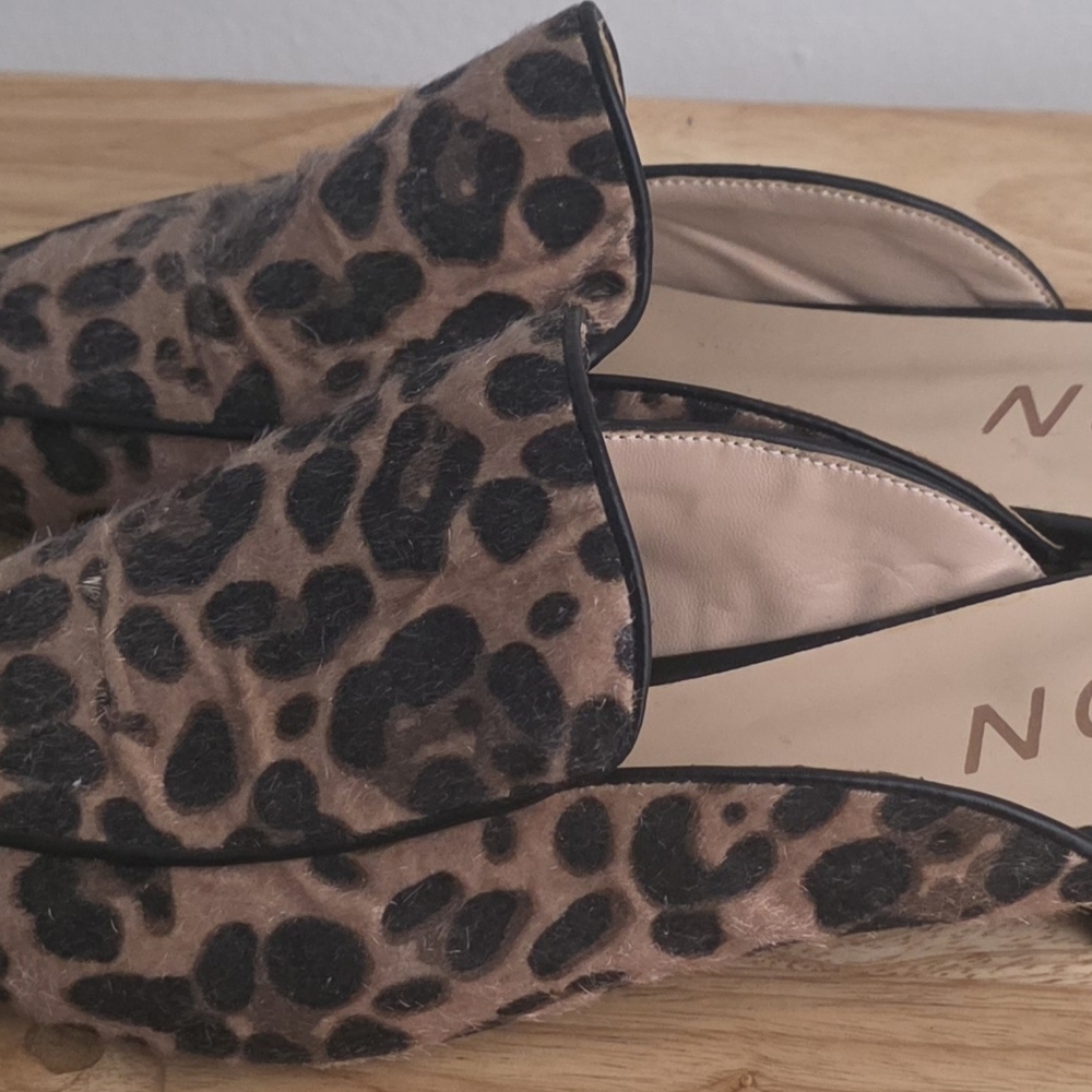 YDN Leopard Print Women's Flats - Picture 2 of 4